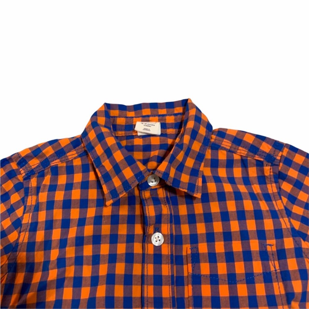 Baby Gap Gingham Print Button Up Tee 12-18 Months - Picture 2 of 4